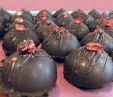 Strawberry Brownie Domes