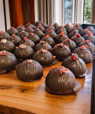 Strawberry Brownie Domes