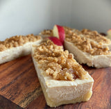 Apple Crumble Cheesecake Bars